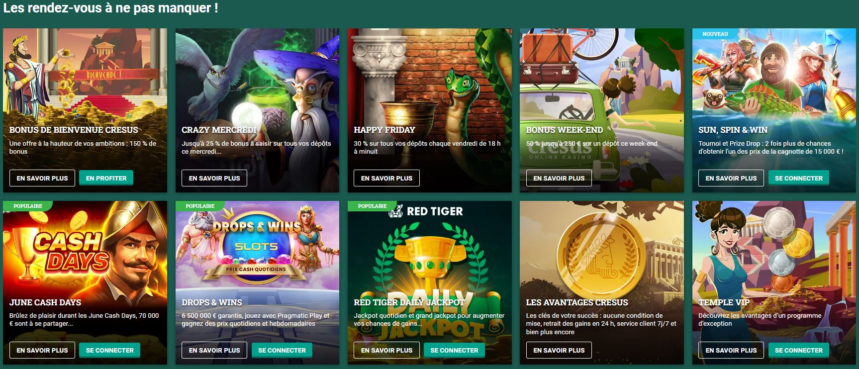 cresus casino bonus